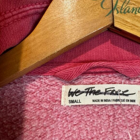 Free People We The Free Dawson Chore Jacket Sweatshirt Size Small Painted Roses - Picture 9 of 11